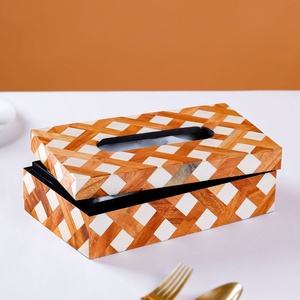 Premium Wooden <b>Tissue</b> <b>Paper</b> Box Cover Decorative <b>Tissue</b> Holder Modern Home Office Restaurant Hotel Decor - Product Image 3
