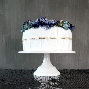 Support à gâteau rond en fer forgé écologique pour la présentation de gâteaux et le service de desserts, lavage à la main uniquement - Product Image 5