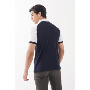 Chemises décontractées pour hommes en coton 100% tricoté, respirantes, à manches courtes et col rabattu - Product Image 5