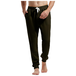 High Quality Custom Logo Acid Canvas Men Casual <b>Fleece</b> <b>Running</b> Trousers Waterproof Quick Dry Breathable Flat Front Drawstring - Product Image 5
