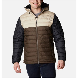 2024 Custom Men's Wool Puffer <b>Jacket</b> with Long Sleeves and Stand Collar Winter Wholesale Price - Product Image 1