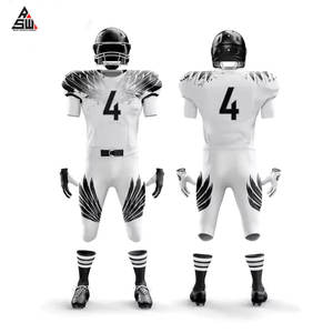 Camisetas de Fútbol Americano Personalizadas de Alta Calidad en Oferta, Uniformes Transpirables de Manga Corta con Estampado Digital para Hombre - Product Image 2