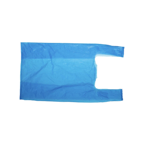 Bolsa de Compras de Plástico Transparente con Logotipo Personalizado, Bolsa de Compras de Color Sólido para Supermercado - Product Image 4