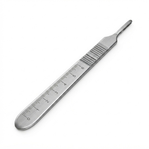 Professional No. 3 Surgical Scalpel Detachable Handle <b>Long</b>-Lasting Steel Blade Holder Easy Grip Manual Power by optitech - Product Image 3