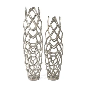 Vase à fleurs en fer forgé fait main de haute qualité pour les acheteurs, exportateurs et importateurs internationaux dans le monde entier – Table basse décorative moderne - Product Image 1