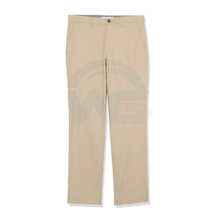 Pantalones de Pierna Recta para Hombre, Elegantes y Cómodos para Uso Diario, con Cierre de Botón y Ajuste Confortable, en Venta - Product Image 4