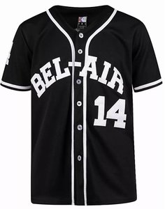Camiseta de Béisbol Wize International Blanca sin Mangas con Cuello en V y Botones al Frente, Estampado Digital, para Hombre, Corte Regular, Transpirable - Product Image 5