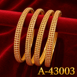 Women's Tibetan 12 Pack <b>Silver</b> <b>Bangles</b> Set Zircon Inlay Classic Wedding Jewelry <b>Bracelets</b> Alloy <b>Silver</b>/Gold Plated 43002 - Product Image 3