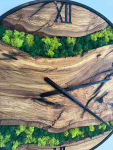 Modern Decorative Large Wooden Circular Quartz Battery Powered Wall Clock for Living Room - Product Image 6