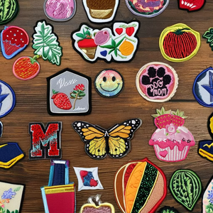 Custom Embroidery Patch Iron On Heat Press Patches for Clothing Hats Bags Apparel with Personalized Logo <b>Badge</b> Wholesale OEM - Product Image 1
