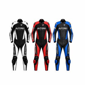 Combinaison de course moto Outfirst Sports, manches longues, cuir, respirante, toutes saisons, équipement de moto pour homme - Product Image 6