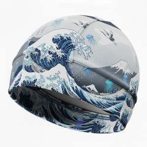 Gorros de Invierno a Cuadros Unisex 100% Algodón, Gorro Cálido con Estampado de Calavera de Alta Calidad con Logotipo Personalizado para Playa y Viajes - Product Image 1