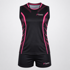 Ensemble de maillots de volley-ball personnalisés pour femmes, sans manches, sublimation, professionnels, séchage rapide, vêtements de sport d'équipe - Product Image 1