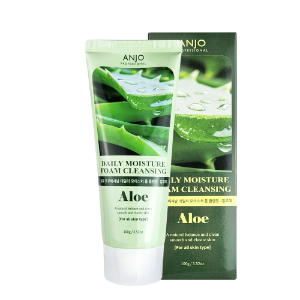 ANJO Daily Foam Cleansing Aloe cuidado de la piel coreano belleza cosmética máscara cuidado de la piel cosméticos Coreanos - Product Image 1