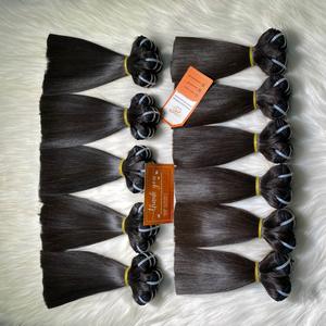 Extensions de cheveux Remy lisses et soyeux de qualité supérieure, double épaisseur, cheveux vietnamiens, prix de gros - Product Image 4