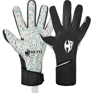 Gants de gardien de but de qualité supérieure, design personnalisé, paume avant en latex aqua 3,5 mm, dos en sublimation, coupe Meduis, enveloppe du pouce - Product Image 1