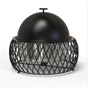 Casserole en métal avec couvercle, récipient isotherme pour aliments, revêtement en acier inoxydable rond, design minimaliste pour la restauration à domicile - Product Image 1