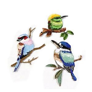 Patch brodé flamant rose thermocollant pour chapeaux, sacs, vestes, casquettes, vêtements de mode tropicale DIY, vente en gros F - Product Image 4