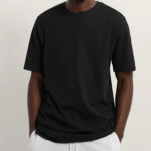 Camisetas de Algodón para Hombre, Fabricante OEM, Logotipo Personalizado, Cuello Redondo Premium, Marca Privada, Venta al Por Mayor, Suministro Directo de Fábrica para Exportación - Product Image 3