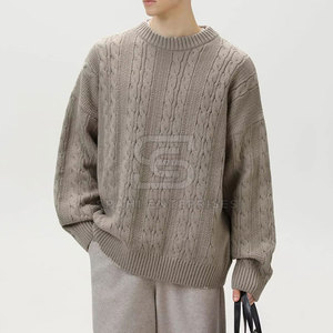 Pulls en tissu doux pour hommes, style pull-over, vêtements chauds pour l'hiver, décontractés et pour tous les jours, pulls en tricot tendance pour hommes - Product Image 5