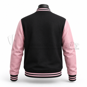 Chaqueta Universitaria Personalizada Estilo Vintage, Chaqueta Letterman, Fabricante OEM, Lana/Poliéster, Transpirable, Ecológica, Unisex - Product Image 2