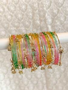Fabricants professionnels de bracelets en verre décoratifs kashmiris pour femmes, prix de gros, faible MOQ, bijoux kashmiris pour femmes - Product Image 3