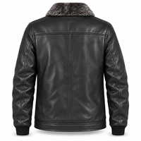 Blouson Bomber en Cuir Véritable pour Femme, Doublure en Peau de Mouton, Col en Fourrure, Coupe-Vent, Vêtement d'Extérieur Automne, Manches Longues, Couleur Unie, Tissu Tissé