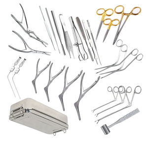 IAA SURGICAL INSTRUMENTS Kit de Instrumentos Quirúrgicos ORL de Acero Inoxidable Alemán, 27 Piezas, Manual, Fenestrado, Certificado CE Clase I - Product Image 3