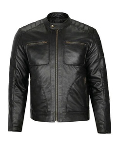 Veste en cuir de haute qualité pour hommes, très élégante et stylée - Product Image 3