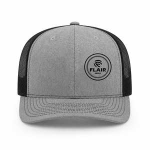Gorra Trucker Premium Gris y Negra – Gorra de Béisbol Ajustable de Malla con Logotipo de Ciervo Bordado |   Gorra Snapback Personalizada - Product Image 2