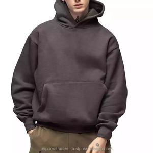 Venta al por mayor High Street 100% Algodón French Terry Pullover Hoodie Puff Impreso Sudadera con capucha Ropa deportiva Premium Sudaderas personalizadas - Product Image 4