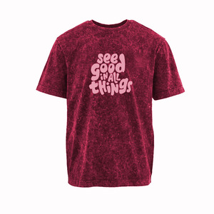 เสื้อยืดผ้าฝ้ายพิมพ์ลาย See Good In All Things สำหรับผู้ชาย คอกลม แขนสั้น ทรงปกติ ผ้าเจอร์ซีย์ - Product Image 4