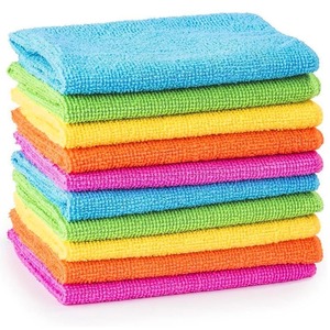 Chiffons de nettoyage en microfibre douce pour l'entretien des surfaces sans rayures, le detailing automobile, le nettoyage des miroirs, le dépoussiérage et le polissage - Product Image 4
