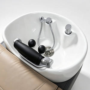 Fauteuil de lavage électrique moderne, lit de lavage des cheveux inclinable, mobilier professionnel pour salon de coiffure et barbier - Product Image 5
