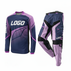 Conjunto de Motocross de Alta Calidad con Logotipo Personalizado, Impresión por Sublimación, Traje de Motocross de Manga Larga Resistente al Viento, Kits para Motocross y ATV - Product Image 1
