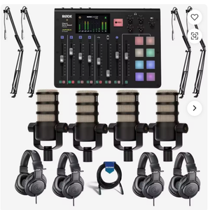 Console de production de podcast intégrée RodeCaster Pro de qualité supérieure avec kit W-ACC - Product Image 2