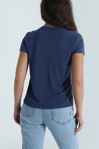 Custom <b>Plain</b> Blank Casual Full Sleeve Durable Plus Size Adults Women's <b>T</b>-<b>shirt</b> High Quality Eco-Friendly Knitted Fabric Custom - Product Image 6