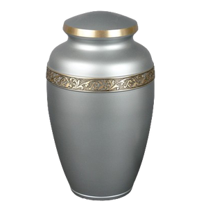 Urne funéraire en laiton poli gravé rose pour cendres humaines adultes, style américain/européen - Product Image 6