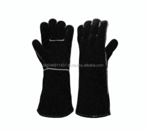Gants de sécurité en cuir de vachette pleine fleur de haute qualité, lisses, résistants à la chaleur et aux étincelles, robustes, pour la protection des mains des soudeurs - Product Image 2
