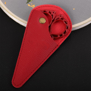 Ciseaux de broderie fantaisie de fabricant en gros, lames aiguisées, manche rouge, ciseaux de couture professionnels pour travaux d'aiguille - Product Image 6