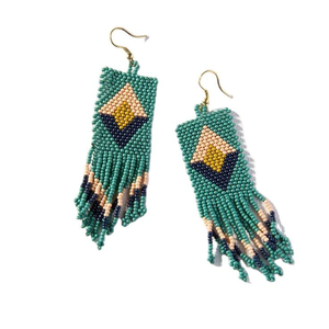 ต่างหูเม็ดลูกปัดหลากสีสไตล์ชาติพันธุ์สำหรับผู้หญิงและเด็กผู้หญิง เหมาะสำหรับงานปาร์ตี้และงานแต่งงาน โดย MD HANDICRAFTS - Product Image 2