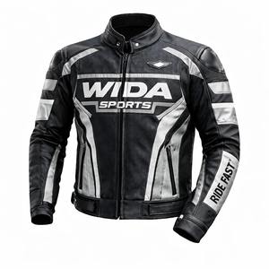 Blouson de moto d'aventure en cuir de vachette robuste, équipement de motard, double couture, fabricant exportateur de qualité supérieure - Product Image 1
