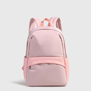 Mochila de Viaje SY al por Mayor, con Logotipo Personalizado, Regalo Promocional, Color Sólido, de Tela, para Escuela Primaria y Secundaria - Product Image 1