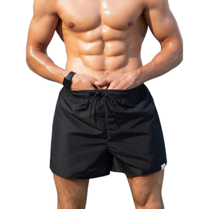 <b>Mens</b> Plain Swim <b>Shorts</b> Quick Dry Lightweight Beach <b>Shorts</b> Elastic Waist Casual Summer Sports Swimming Trunks With Drawstring - Product Image 1