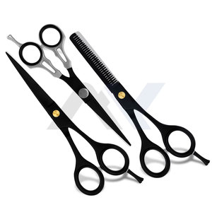 customize logo color design <b>barber</b> scissors manufacturer Cutting/Thinning Scissors <b>Set</b> 3pcs razor edge adjustment tension screws - Product Image 1