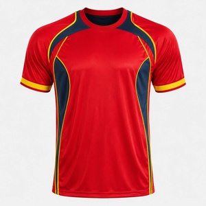 Camisetas de Fútbol de Manga Corta Unisex de Malla Transpirable de Alta Calidad, Logotipo Personalizado, Conjunto de Uniforme Completo, Fabricante de Ropa Deportiva Personalizada - Product Image 2