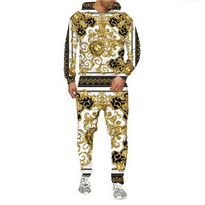 Wholesale 2026 Manufacture High Quality Custom Size Sublimation Tracksuits Oversized <b>Pullover</b> <b>Men</b> Tracksuit Hot Selling - Product Image 4