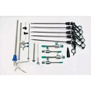 15Pcs Laparoscopic Surgery Instrument <b>Set</b> Stainless Steel Endoscopy Surgical Kit - Product Image 1