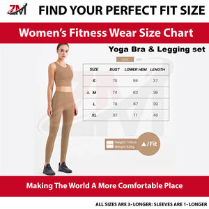 Conjuntos de yoga de moda, novedades, 100% poliéster, spandex/nailon, conjuntos de yoga deportivos sexys para mujer, conjunto de ropa deportiva. - Product Image 6