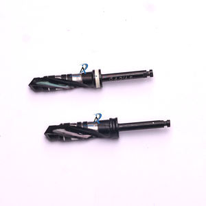 Kit de brocas para implantes dentales, 8 piezas, brocas quirúrgicas para hueso, para elevación de senos, separación de crestas y expansión de sockets, sistema de detención codificado por colores - Product Image 6